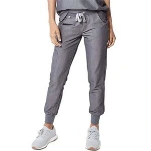 FIGS grey high waisted Zamora jogger scrub pant size xs